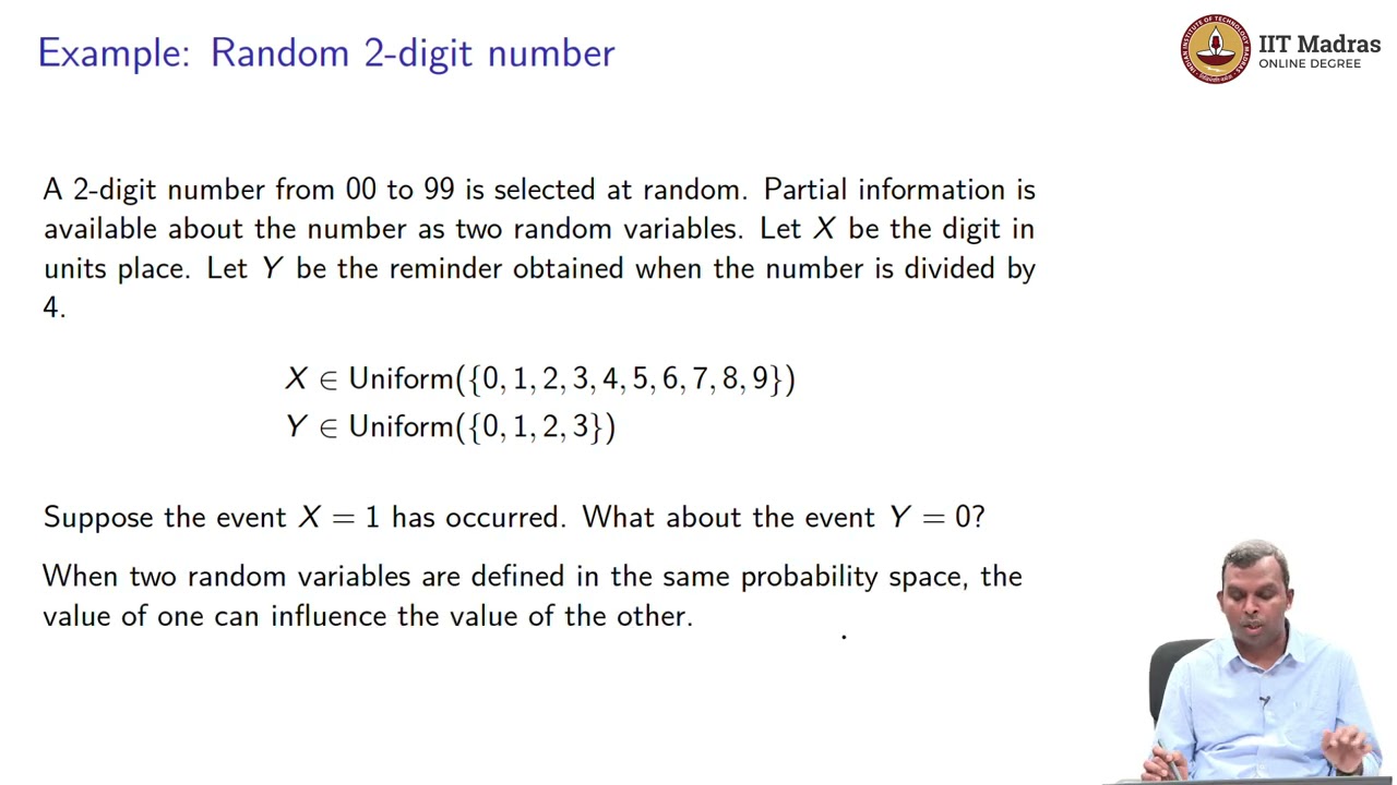 Lecture 1.5 - Mutiple random variables: Joint PMF of two discrete random variables