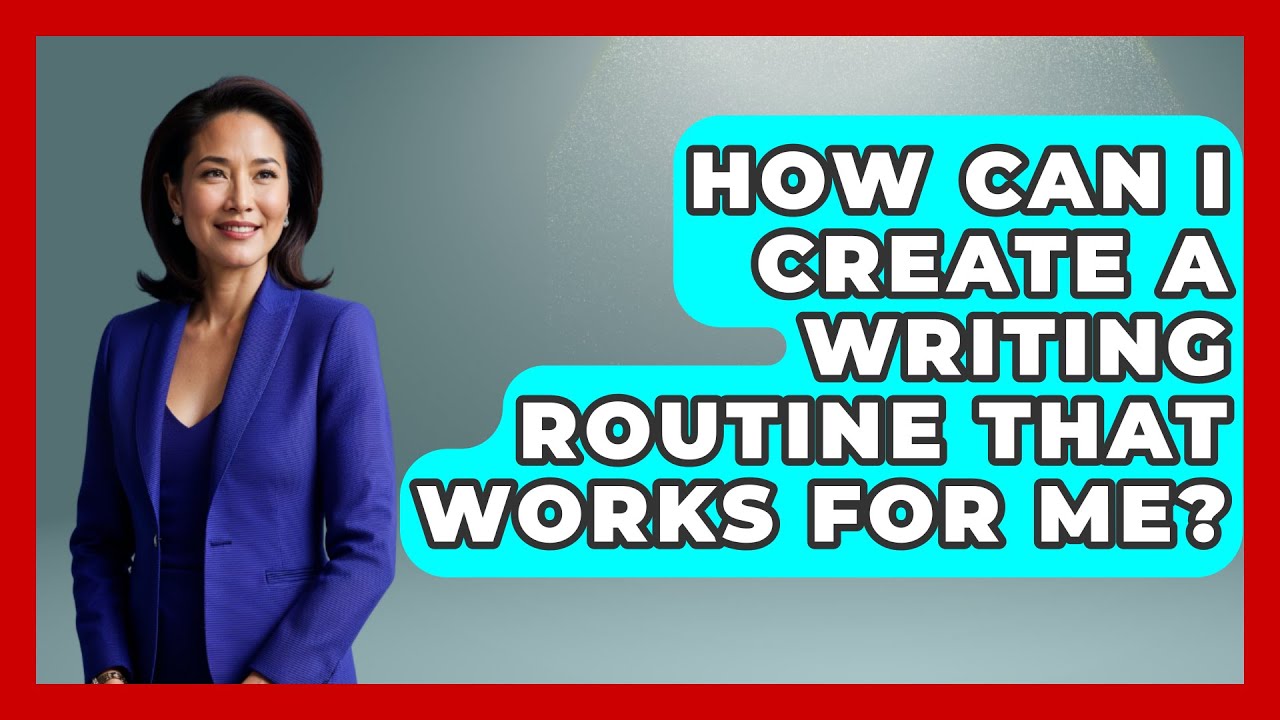 How Can I Create a Writing Routine That Works for Me? - The Prose Path