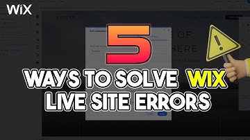 5 Ways to Solve Wix live Site Errors | Wix Ideas