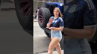 Street Fit Jeans & Shirt Combination for Summer 👖☀️ | Short Jeans Outfit Ideas for Women #shorts