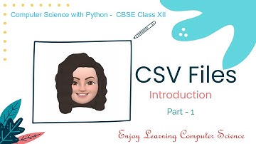 CSV Files in Python - Part 1 - Introduction