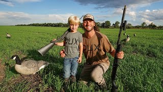 Freelance Goose Hunting North Dakota with My Son! (His First Trip Ever)