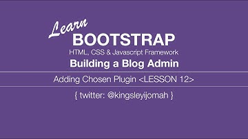 Bootstrap 3 Tutorials [COMPLETE] - Building a blog admin video tut for beginners # 12