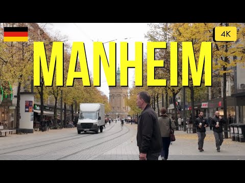 Manheim Walking Tour Europe Walking Tour Mannheim WalkingTour Germany 4K