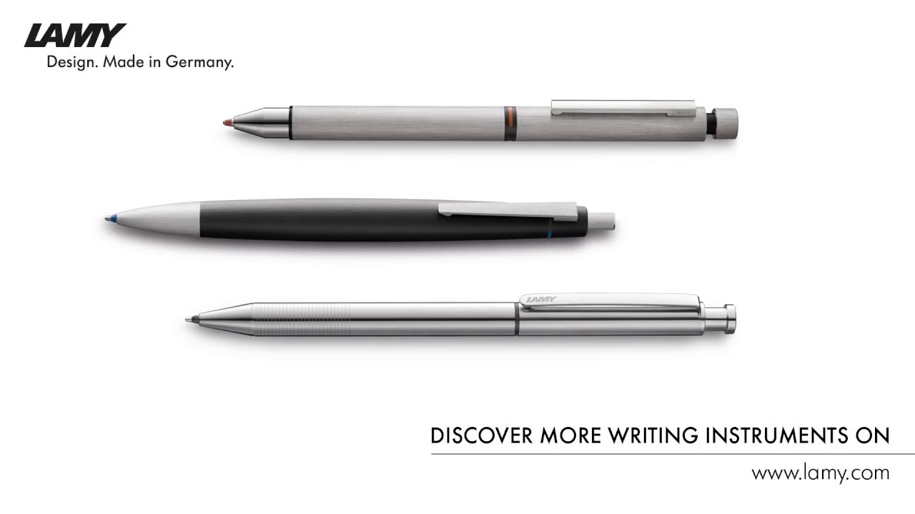 Виды стержней в мультисистемных ручках LAMY