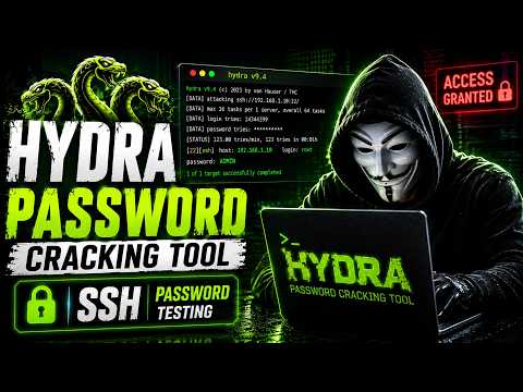 HYDRA: The Password Cracking Tool 😳 | SSH Password Testing | Ethical Hacking