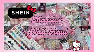 SHEIN nail haul |100+ Items| Affordable Charms, Rhinestones, Gel polish, and Stickers 💜 #sheinhaul