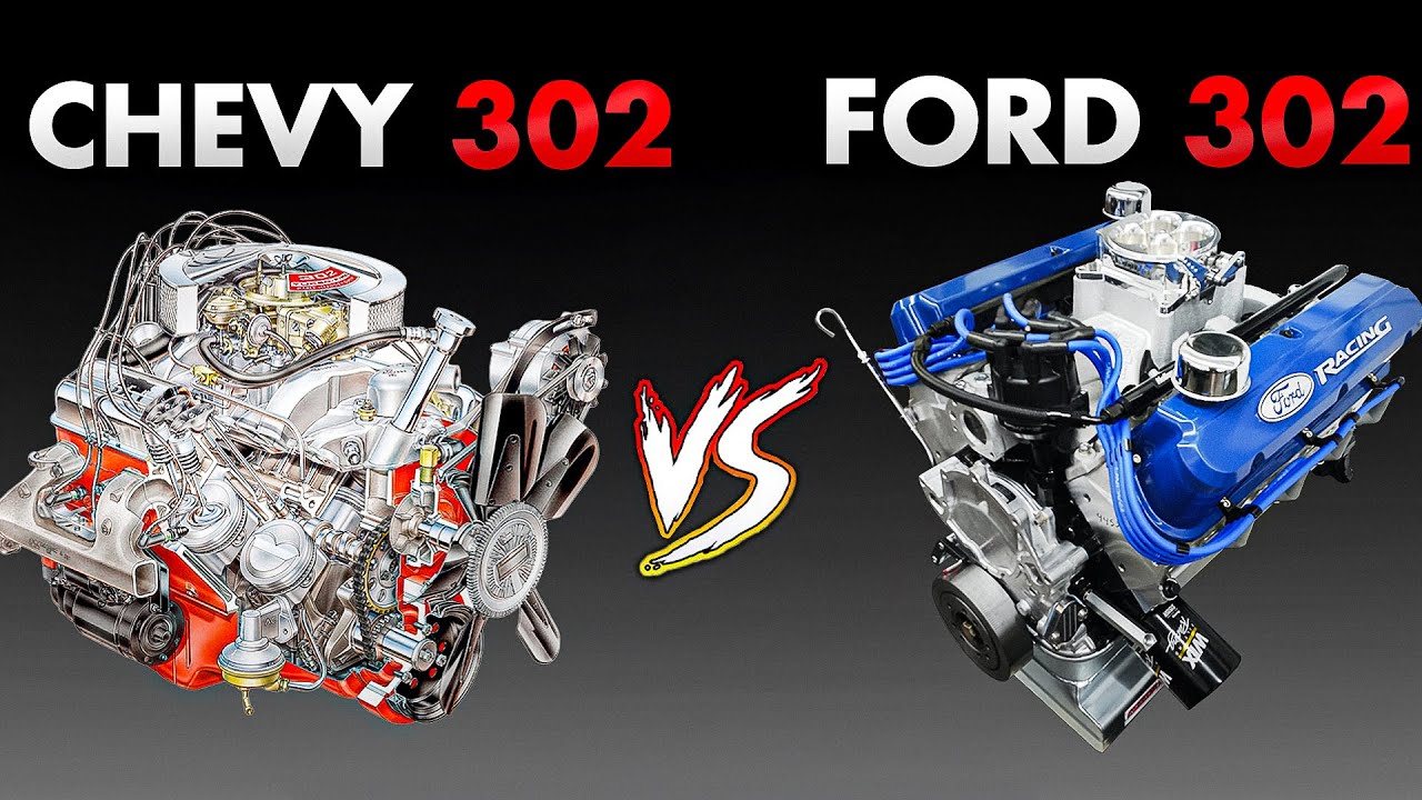 The Iconic RIVALRY Between Ford and Chevy’s 302 Engines - YouTube