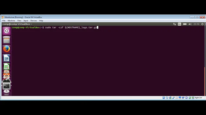 How to Gather Linux Log files And Make Archive TAR GZ File