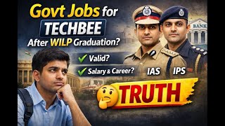 Government Jobs &amp; Career Options After WILP | HCL TechBee Complete Guide