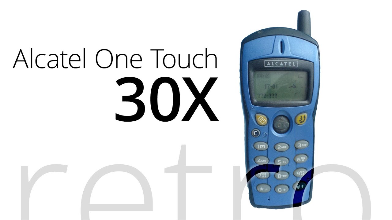 Retro: Alcatel One Touch 30X - YouTube