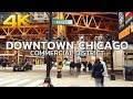 WALKING TOUR | CHICAGO - Downtown Chicago Commercial District (Part-1), Illinois, Day Walk
