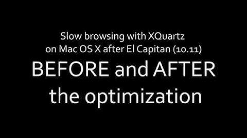 ArahWeave browse speed optimization on Mac OS X