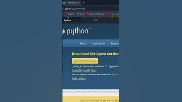 How to Install Python on Windows 11| Install Python #shorts