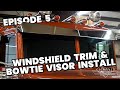 "Ranch Hand" Peterbilt 389 Installs - Windshield Trim & Bowtie Visor - EP 5
