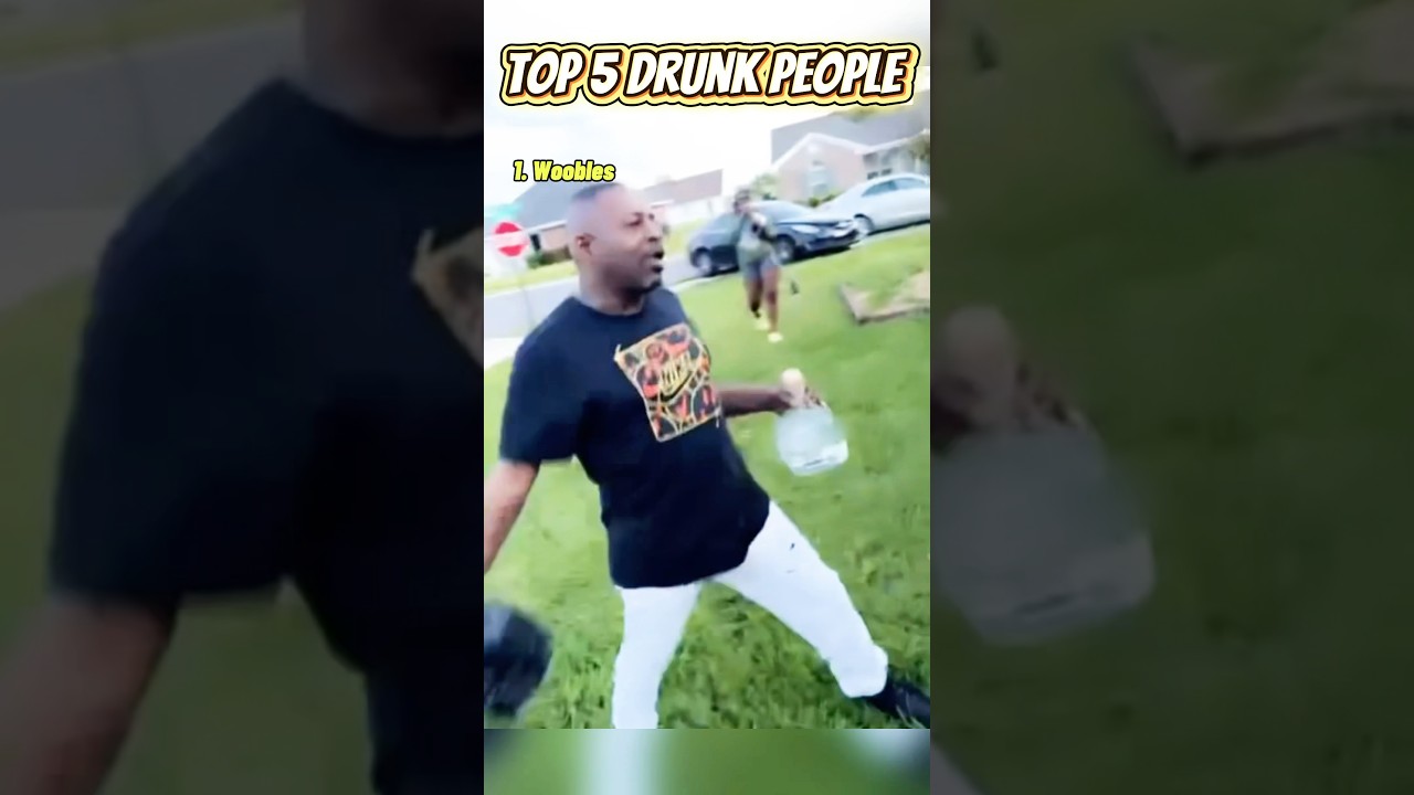 "Top 5 Hilarious Drunk People Caught on Camera!" 🤣 