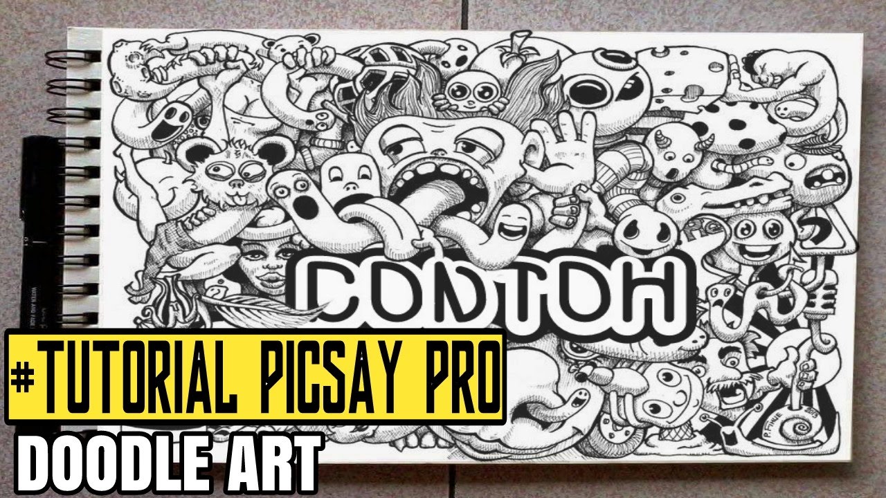 Cara Membuat Doodle Art Di Picsay Pro YouTube
