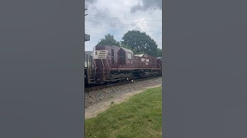 Catching NS 90G with NS 34 geometry train with NS ES40DC leading it heading westbound!!￼