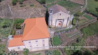 Pantón - Igrexa románica de San Vicente de Pombeiro