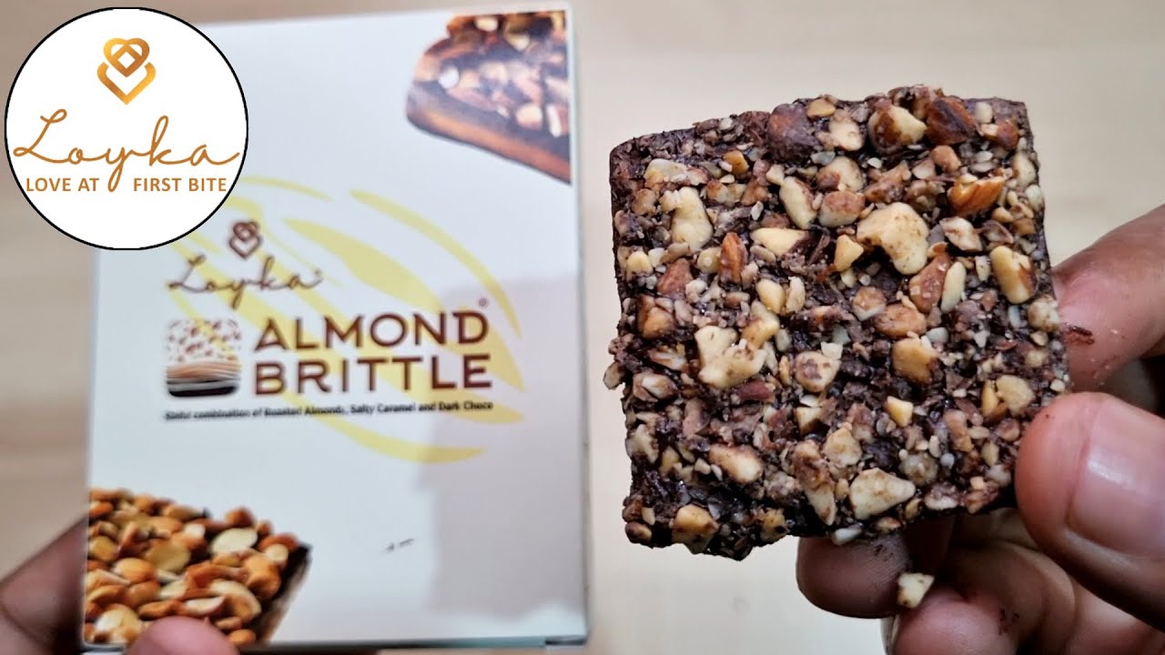 Loyka Almond Brittle Salty Caramel & Dark Choco🍫 Ingredients, Recipe, Taste, Price, Ad 