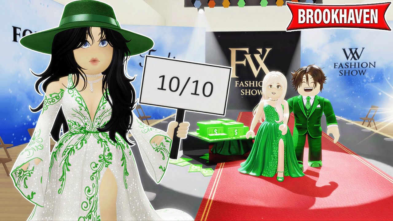J'INFILTRE UN DÉFILÉ DE MODE RÉSERVÉ AUX MILLIARDAIRES SUR BROOKHAVEN ROBLOX !