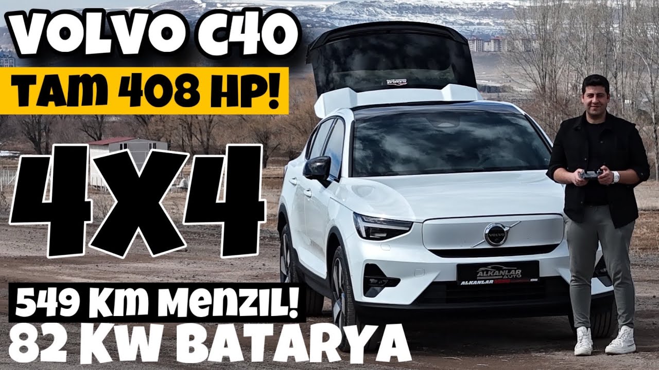 82 KW Bataryalı Volvo C40 Elektrik | P8 Twin Ultimate | 4x4 | Otomobil Günlüklerim