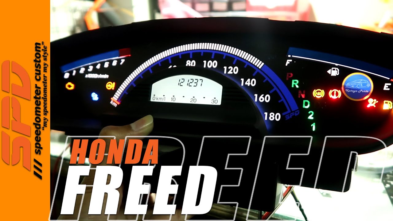 Custom Speedometer Honda Freed SPD Speedometer YouTube
