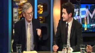 Dick Smith talking about Australia's population (The 7pm Project - 09/08/2010)