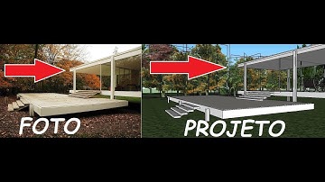 Famous Buildings On SketchUp #1 - Farnsworth House - Speed Building