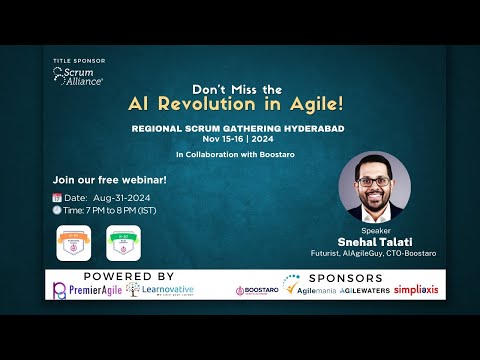 AI & Agile Coaching Foundations Workshop + Train the Trainer Webinar | Unlock AI’s Potential - video from PremierAgile