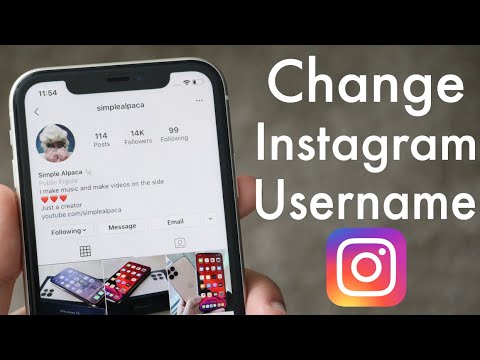 How To Change Instagram Username! (2020)