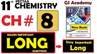 Most Important Long Questions, Chapter 8, Chemical Equilibrium, Class 11 chemistry , 11th Chemistry