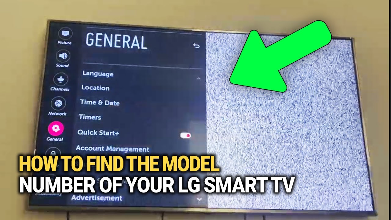 Lg Modelnumber How to Find the Model Number of Your LG Smart TV: Locate It Fast! - YouTube