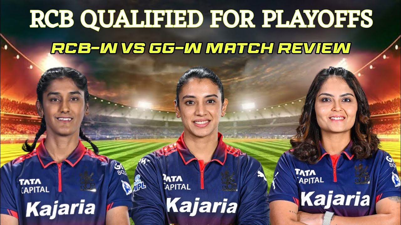 CUT MAGALIR MATTUM EP-9 | RCB's Playoff Qualification | RCB-W vs GG-W match review