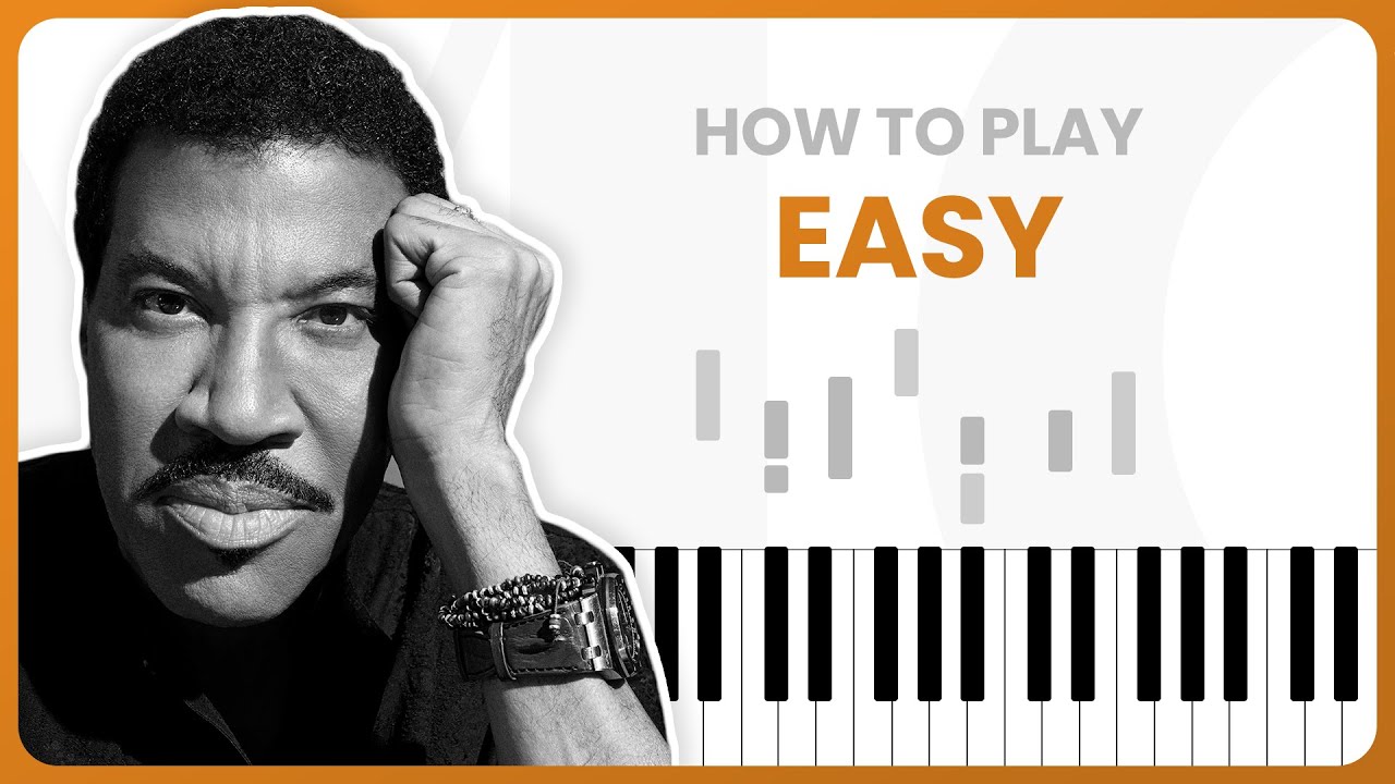 How to play easy by the commodores on piano piano tutorial part 1