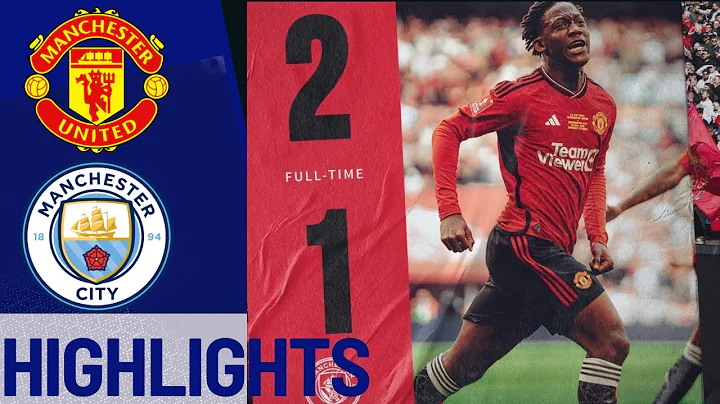 Kobbie Mainoo Goal | Manchester City 1 - 2 Manchester United  | FA Cup FINAL 2024