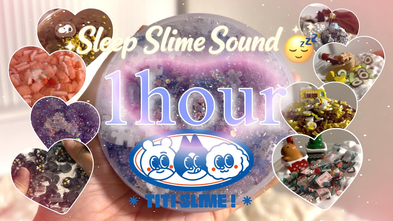 Anxiety Relief Deep Sleep Slime ASMR🌙 (1 Hour No Talking) | 불면증·불안 완화 수면 ASMR 숙면 슬라임