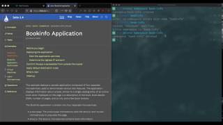 Istio and Kiali: Installing the Book-Info sample and viewing the Mesh in Kiali