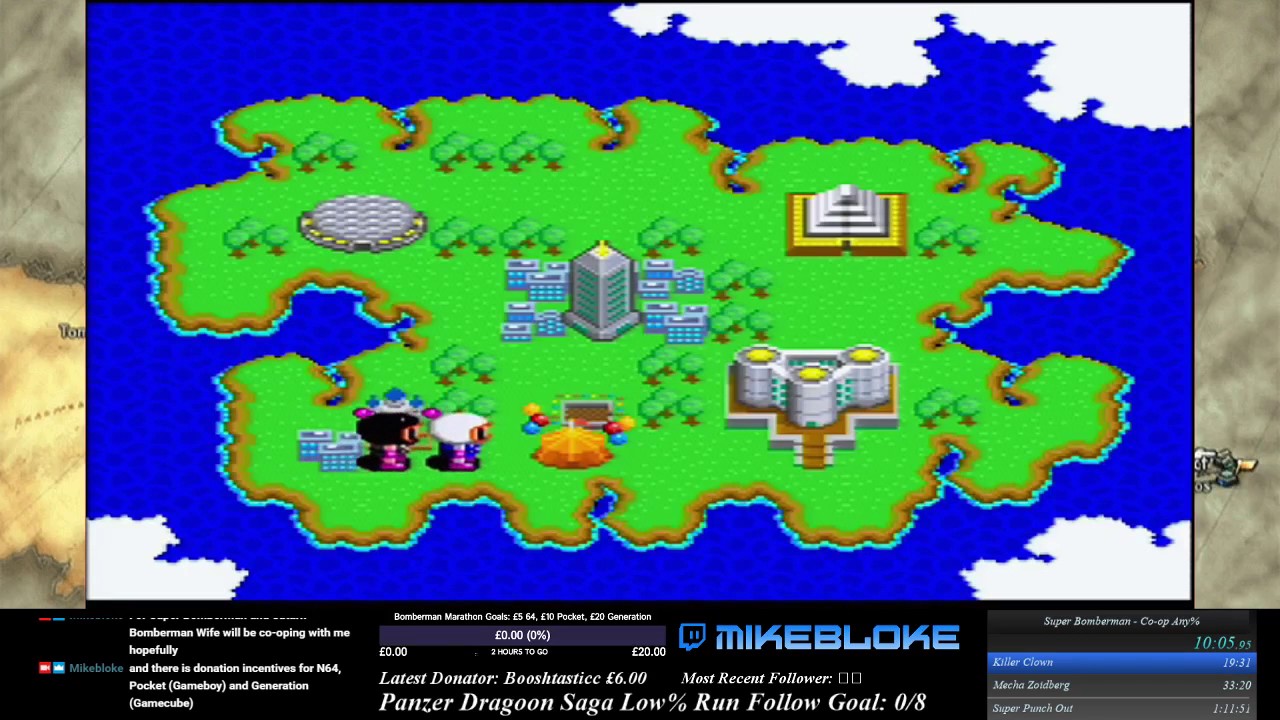 Super Bomberman Co-op any% with Wife PB