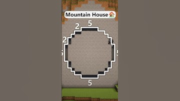 Minecraft Mountain House 🏠🛖 #shorts #minecraft #trending #gaming