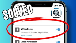How to activate offline mode in search browser screenshot 1