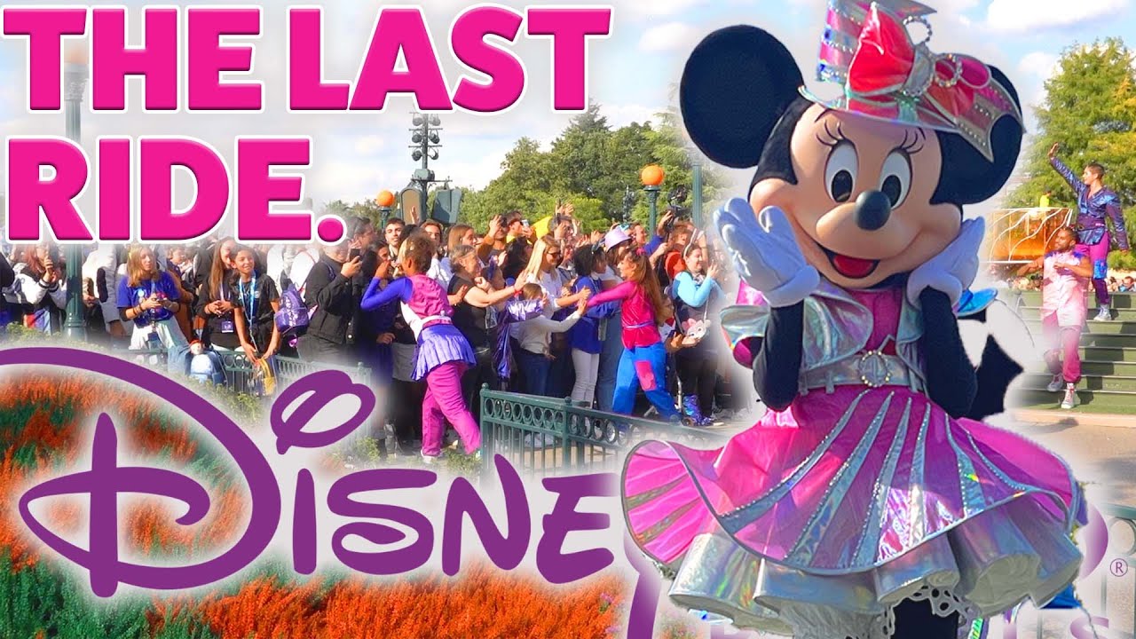 Ready for the FINAL Ride? 😢 What a great Atmosphere at Disneyland Paris ...