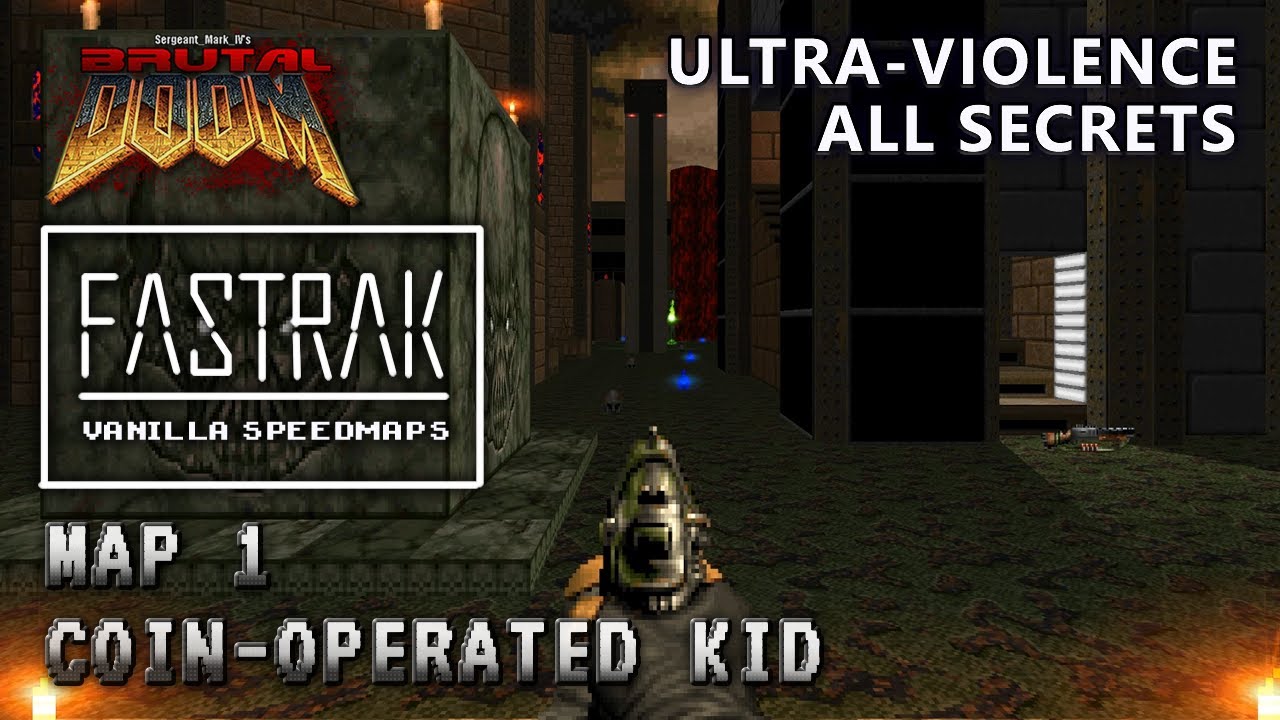 Doom 2 - Fastrak - Map 1 - Ultra-Violence - All Secrets