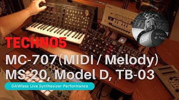 Techno5 | MC-707 DAWless Melodic Techno Jam