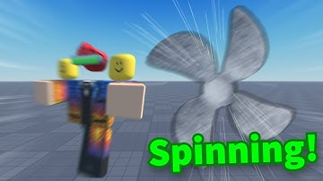 How To Make A Spin Part In Roblox Studio