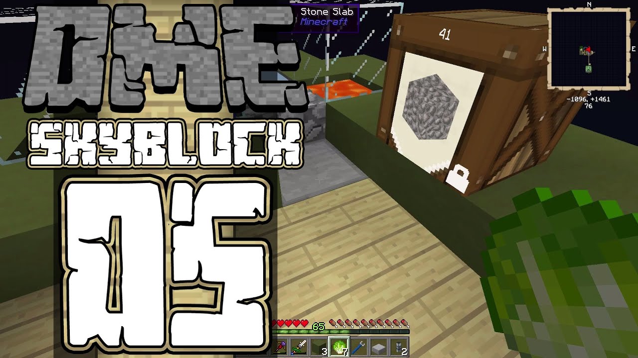 Dansk Minecraft Modded Skyblock Automatisk Gravel Farm EP05