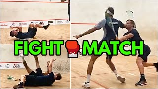 SQUASH. Most controversial PSA match of the year. Crazy ending!