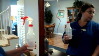 Cleaning Lipstick Off Of A Mirror Test With Paper Towel Removal