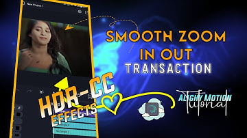 Ultra smooth Zoom in & out Transition like aftereffects😍 Tutorial🔥Alightmotion | hindi