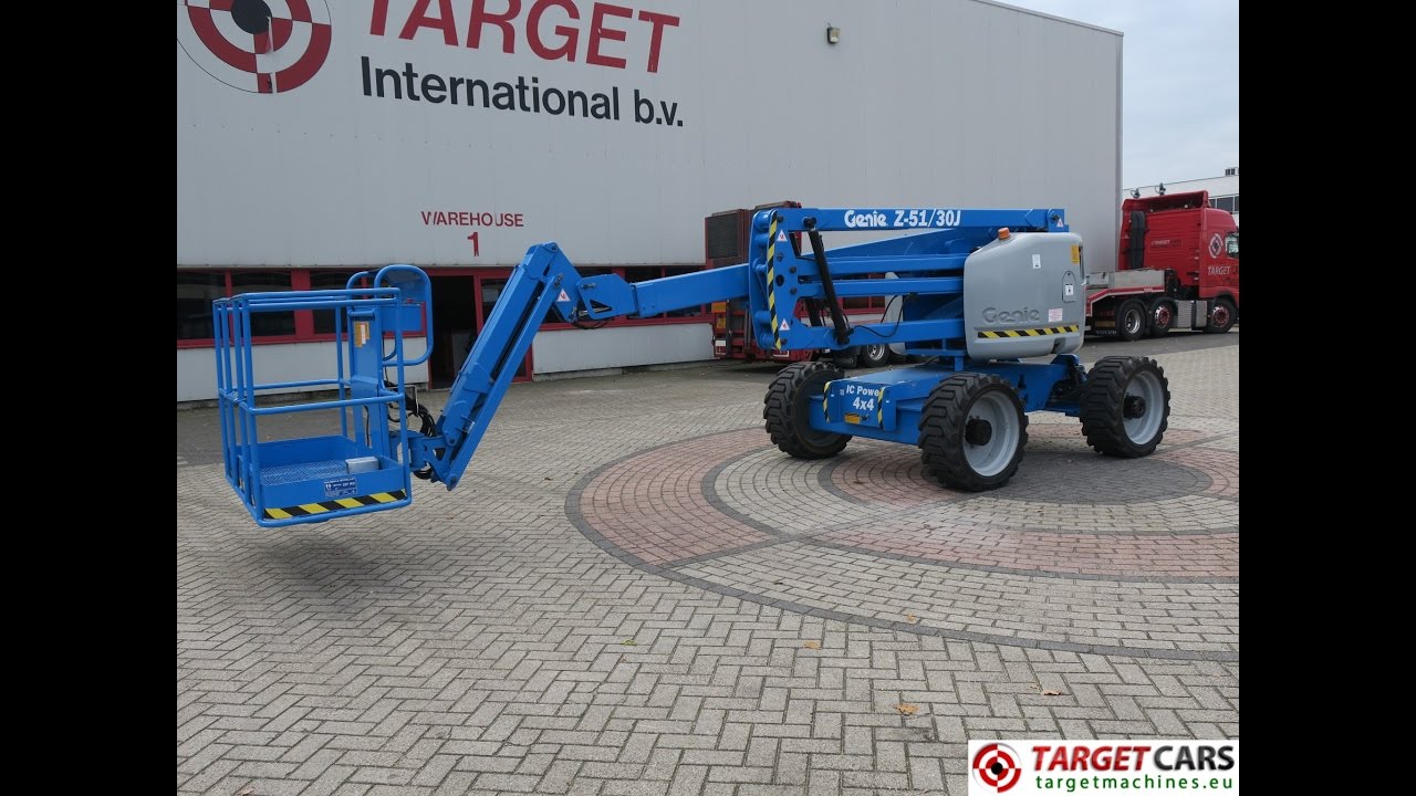 776029 GENIE Z-51/30J RT BOOM 4x4 DIESEL ARTICULATED WORK LIFT W